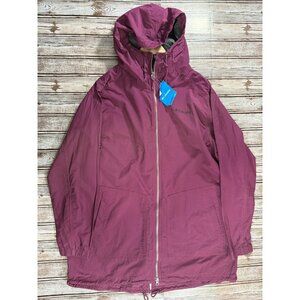 Columbia Castlewood Canyon Long Jacket color purple sz XL Retail $110 NWT
